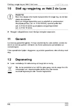 Preview for 100 page of Dometic Heki 2 Installation And Operating Manual