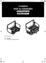 Preview for 1 page of Dometic HOT & COOKING CS102 Installation And Operating Manual