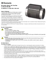 Dometic In-Duct Model Installation And Operation Manual preview