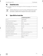 Preview for 71 page of Dometic IU 812 Installation And Operating Manual