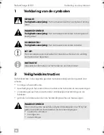 Preview for 73 page of Dometic IU 812 Installation And Operating Manual