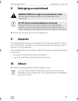 Preview for 81 page of Dometic IU 812 Installation And Operating Manual