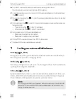 Preview for 111 page of Dometic IU 812 Installation And Operating Manual