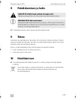 Preview for 123 page of Dometic IU 812 Installation And Operating Manual