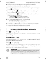 Preview for 177 page of Dometic IU 812 Installation And Operating Manual