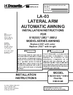 Dometic LA-03 Installation Instructions Manual предпросмотр