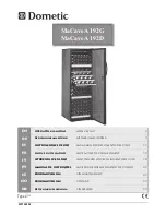 Dometic MaCave A192D Operating Manual preview