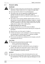 Preview for 12 page of Dometic MaCave S118G Operating Manual