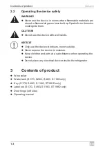 Preview for 13 page of Dometic MaCave S118G Operating Manual