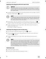 Preview for 14 page of Dometic MAGICCOMFORT MSH60 Installation And Operating Manual