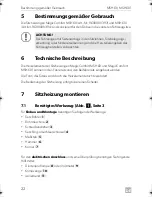 Preview for 22 page of Dometic MAGICCOMFORT MSH60 Installation And Operating Manual