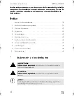 Preview for 38 page of Dometic MAGICCOMFORT MSH60 Installation And Operating Manual