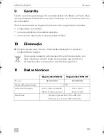 Preview for 59 page of Dometic MAGICCOMFORT MSH60 Installation And Operating Manual