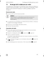 Preview for 67 page of Dometic MAGICCOMFORT MSH60 Installation And Operating Manual