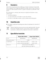 Preview for 70 page of Dometic MAGICCOMFORT MSH60 Installation And Operating Manual