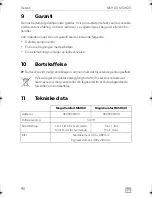 Preview for 90 page of Dometic MAGICCOMFORT MSH60 Installation And Operating Manual