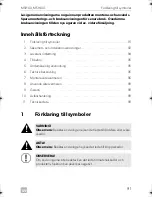 Preview for 91 page of Dometic MAGICCOMFORT MSH60 Installation And Operating Manual