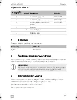 Preview for 95 page of Dometic MAGICCOMFORT MSH60 Installation And Operating Manual