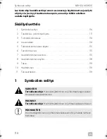 Preview for 110 page of Dometic MAGICCOMFORT MSH60 Installation And Operating Manual