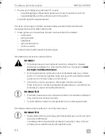 Preview for 112 page of Dometic MAGICCOMFORT MSH60 Installation And Operating Manual