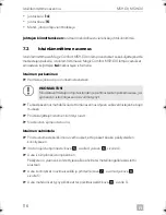 Preview for 116 page of Dometic MAGICCOMFORT MSH60 Installation And Operating Manual