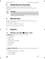 Preview for 167 page of Dometic MAGICCOMFORT MSH60 Installation And Operating Manual