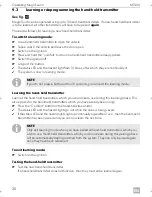 Preview for 22 page of Dometic MagicTouch MT400 Installation And Operating Manual