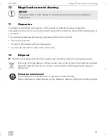 Preview for 23 page of Dometic MagicTouch MT400 Installation And Operating Manual