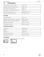 Preview for 24 page of Dometic MagicTouch MT400 Installation And Operating Manual