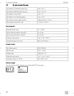 Preview for 44 page of Dometic MagicTouch MT400 Installation And Operating Manual