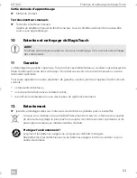 Preview for 65 page of Dometic MagicTouch MT400 Installation And Operating Manual