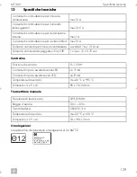 Preview for 131 page of Dometic MagicTouch MT400 Installation And Operating Manual