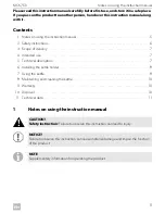 Предварительный просмотр 5 страницы Dometic MCK-750-12/N Operating Manual