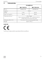 Предварительный просмотр 11 страницы Dometic MCK-750-12/N Operating Manual