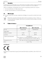 Предварительный просмотр 39 страницы Dometic MCK-750-12/N Operating Manual