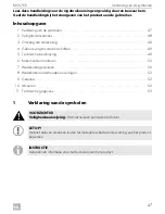 Предварительный просмотр 47 страницы Dometic MCK-750-12/N Operating Manual