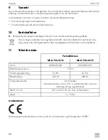 Предварительный просмотр 60 страницы Dometic MCK-750-12/N Operating Manual