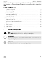 Предварительный просмотр 61 страницы Dometic MCK-750-12/N Operating Manual