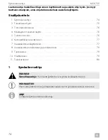 Предварительный просмотр 74 страницы Dometic MCK-750-12/N Operating Manual