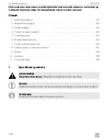 Предварительный просмотр 102 страницы Dometic MCK-750-12/N Operating Manual