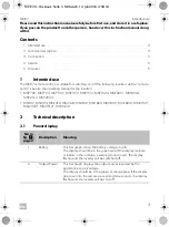 Preview for 3 page of Dometic MCR7 Operating Manual