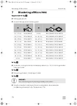 Предварительный просмотр 72 страницы Dometic Micro Heki Installation And Operating Manual