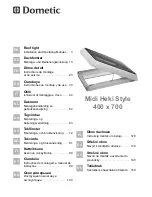 Предварительный просмотр 3 страницы Dometic Midi Heki Style 400 x 700 Installation And Operating Manual