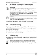 Preview for 10 page of Dometic Mini Heki S Installation And Operating Manual