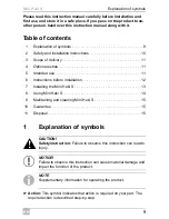 Preview for 11 page of Dometic Mini Heki S Installation And Operating Manual