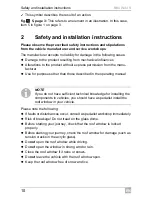 Preview for 12 page of Dometic Mini Heki S Installation And Operating Manual