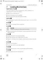 Preview for 9 page of Dometic Mini Heki Style Installation And Operating Manual