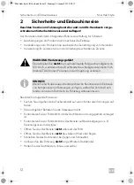 Preview for 14 page of Dometic Mini Heki Style Installation And Operating Manual