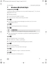 Preview for 73 page of Dometic Mini Heki Style Installation And Operating Manual