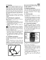 Предварительный просмотр 5 страницы Dometic miniBar RH 465LD Operating Instructions Manual